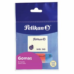 Goma de Borrar WS 30 / BR 40 Bolsa con 3 Piezas Pelikan