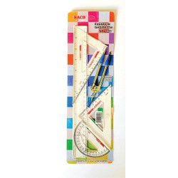Juego de Geometría con Compás 106 Mediano Baco