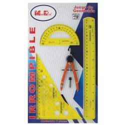 Juego de Geometría Irrompible Grande Marros