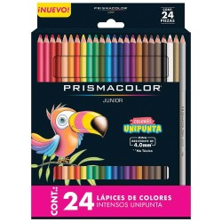 Lápices de Colores Caja con 24 Piezas Largos Redondos Prismacolor