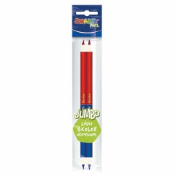 Lápiz Bicolor Hexagonal Jumbo Bolsa con 2 Piezas Smarty