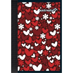 Libreta de Apuntes Bolsillo de grapa con Post de 32 Hojas Estrella