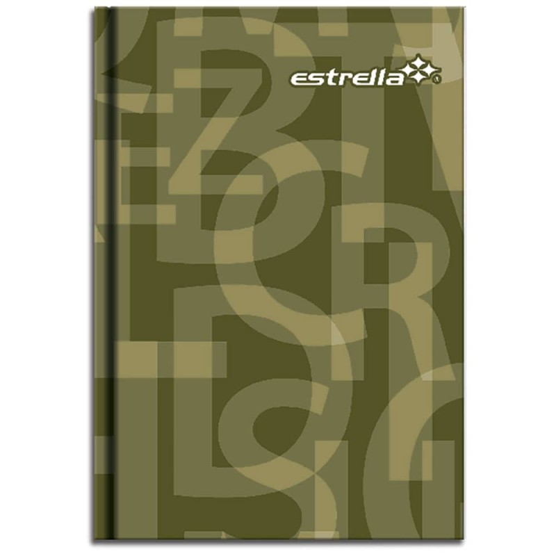Libreta de Apuntes de 1/8 Pasta Dura de 96 Hoja Con Indicador Estrella