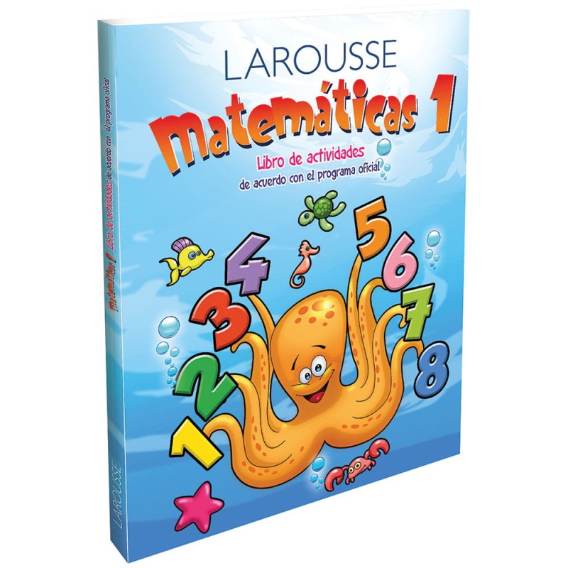 Libro de Actividades Matemáticas 1 con 160 Páginas Editorial Larousse
