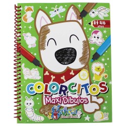 Libro de Colorear Colorcitos Maxidibujos con 112 Páginas Editorial García 1502