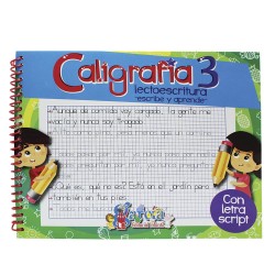 Libro de Ejercicios de Caligrafía 3 Editorial García