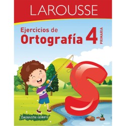 Libro de Ejercicios de Ortografía con 88 Páginas para Cuarto de Primaria Larousse 51984