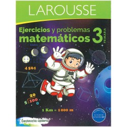 Libro de Ejercicios Matemáticas 3° de Primaria con 148 Páginas Editorial Larousse