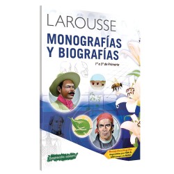 Libro de Tareas Monografías y Biografías 1° a 3° Editorial Larousse