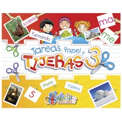 Libro de Tareas, Papel y Tijeras 3 Editorial García