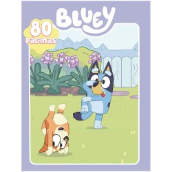 Libro para Iluminar Bluey con 80 Páginas Editorial Great Moments BLU326