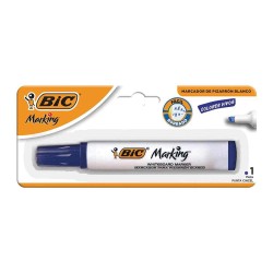 Marcador Para Pizarrón Grueso Azul Blíster Bic