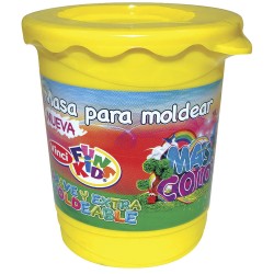 Masa Modeladora 140 g Amarillo Fun Kids