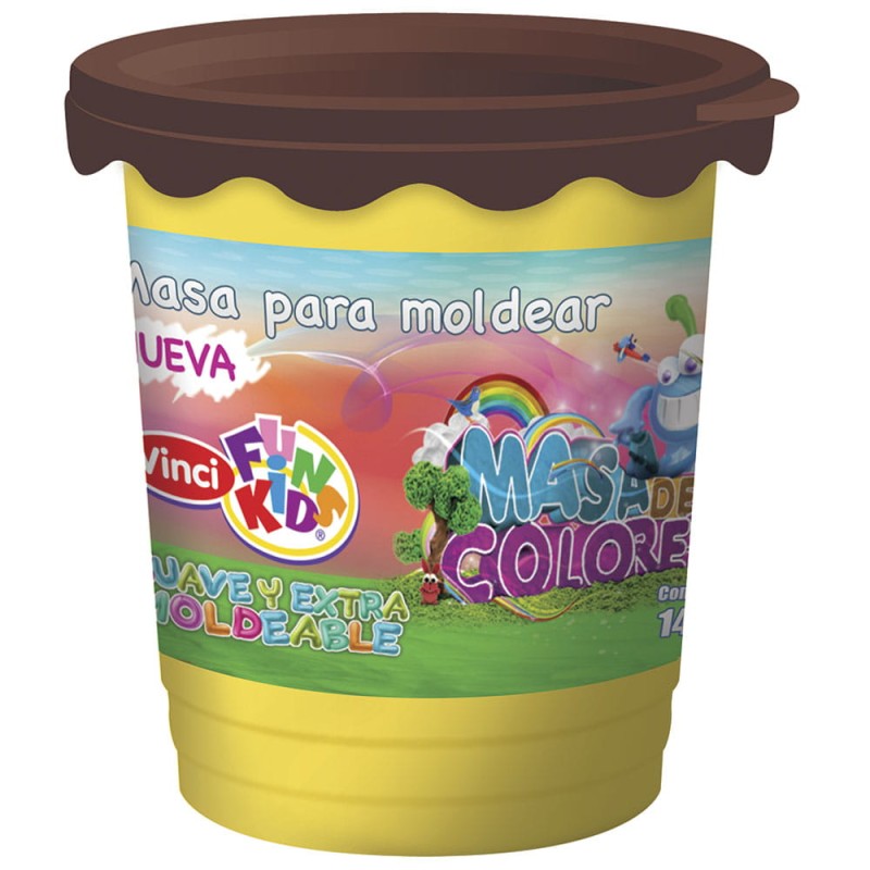 Masa Modeladora con 140 g Café Fun Kids