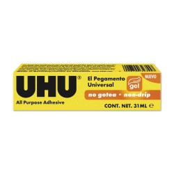 Pegamento Adhesivo Universal en Gel con 31 ml UHU 9U 34355