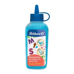 Pegamento Diamantina 60 ml Azul Pastel Pelikan