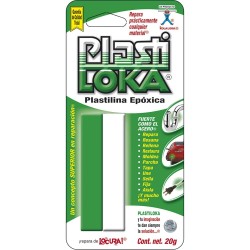 Pegamento Plastiloka con 20 g Blíster Plasti Loka