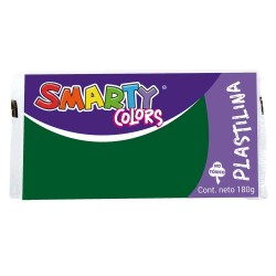 Plastilina Marqueta 180 g Verde Oscuro Smarty