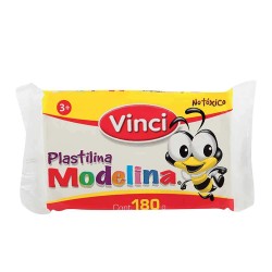 Plastilina Marqueta 180g Blanco Modelina