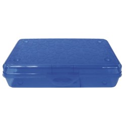 Portalápiz de Plástico Duro Escolar Transparente Circular Smarty