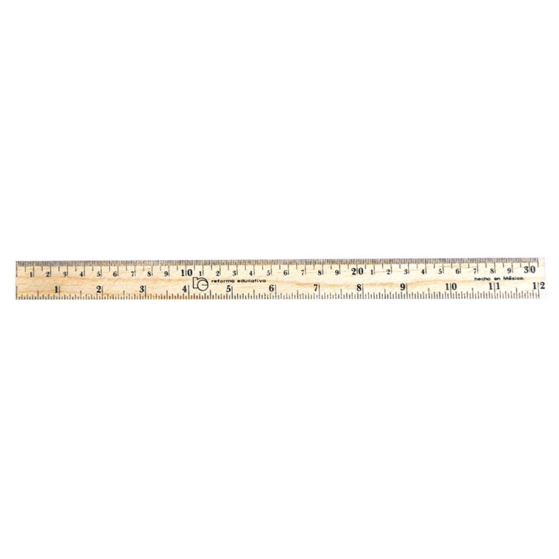 Regla de Madera Plana de 30 cm
