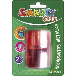 Sacapuntas de Metal con Depósito Triangular Duo Blíster Smarty