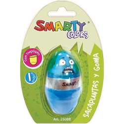 Sacapuntas de Plástico con Goma Webo Blíster Smarty