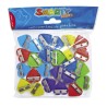 Sacapuntas de Plástico Corazón con 25 Piezas Smarty